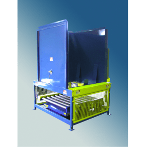 Pallet Dispenser with 90 degree or right angle discharge